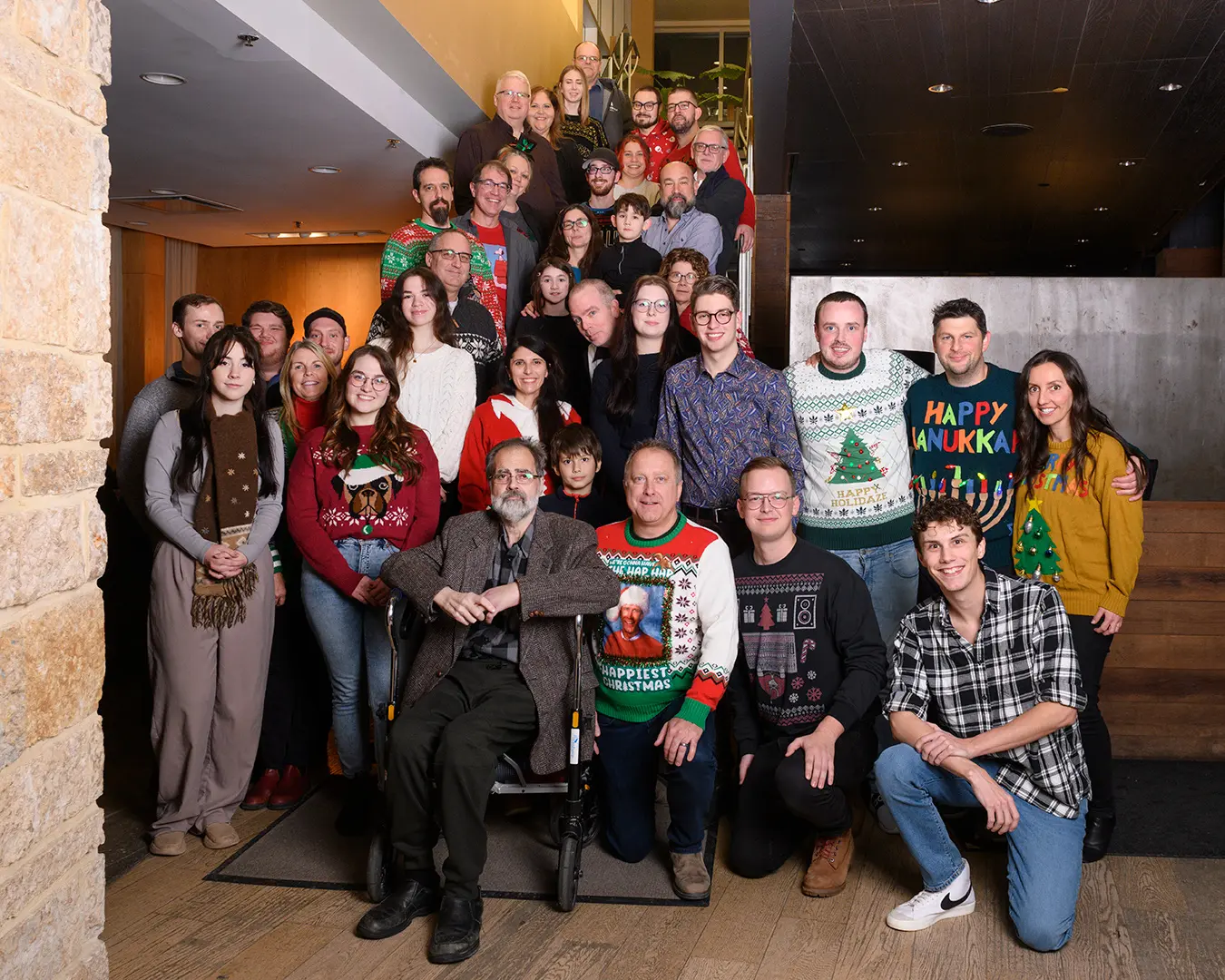 The AVentPro team at this year's holiday party!